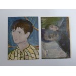 ENSEMBLE DE 6 CARTES POSTALES PEINTURE ILIA GLAZUNOV