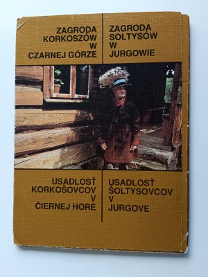 ENSEMBLE DE 9 CARTES POSTALES HOMESTEAD KORKOSZÓW CZARNA GÓRA, HOMESTEAD SOŁTYS JURGÓW