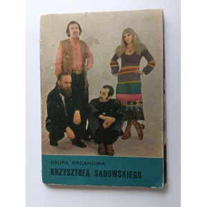 BOOKLET, BOOKLET ORGAN GROUP BY KRZYSZTOF SADOWSKI, MARIA REWIEŃSKA