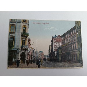 POSTKARTE WARSCHAU NOWY ŚWIAT, VORKRIEGSZEIT 1915, BRIEFMARKE