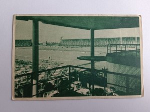 POSTCARD CIECHOCINEK, SWIMMING POOL AND GRADUATION TOWERS, PRE-WAR 1935