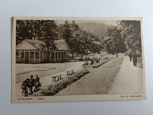 CARTE POSTALE RYMANÓW PARK, FOT FALKOWSKI, 1950