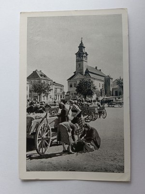 CARTOLINA PIAZZA DEL MERCATO DI PRZEWORSK FOT FALKOWSKI