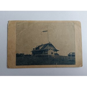 POSTCARD BESKIDEN, SHELTER, CZANTORIA, STAMP, PRE-WAR 1924