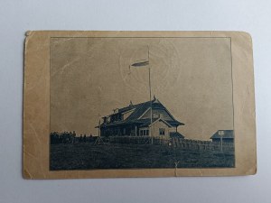 POSTCARD BESKIDEN, SHELTER, CZANTORIA, STAMP, PRE-WAR 1924