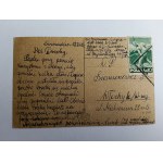 POSTCARD WIENIEC ZDRÓJ GUESTHOUSE GOPLANA MINERAL BATHS, STAMP 1949