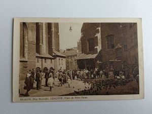 CARTE POSTALE KRAKÓW PLAC MARIACKI, AVANT-GUERRE