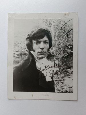 FOTO ATTORE RICHARD CHAMBERLAIN, AUTOGRAFO