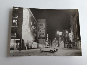 CARTOLINA VIA OPOLE KRAKOWSKA DI NOTTE, EDIZIONE RIDOTTA