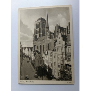 POSTKARTE DANZIG DANZIG, MARIANISCHE KIRCHE