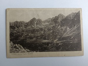 POCZTÓWKA TATRY DOLINA PIĘCIU STAWÓW, PRZEDWOJENNA 1927 R