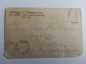 POSTCARD SHIP SMS WETTIN PRE-WAR 1903