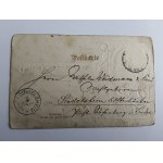 CARTOLINA POSTALE DIPINTA IN RILIEVO, ANGELO AMOR CAMPANA, KARLSRUHE, ANTEGUERRA 1901