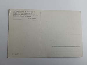 POSTKARTE GEMÄLDE VALLAS, KRIEG, ARMEE, SOLDATEN, PFERDE, VORKRIEG