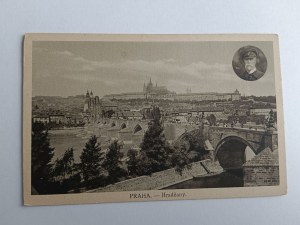 POSTKARTE PRAG TSCHECHISCHE REPUBLIK HRADČANY, VORKRIEGSZEIT