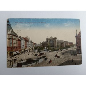 CARTE POSTALE GARE DE BUDAPEST, HONGRIE, AVANT-GUERRE 1919, TIMBRE