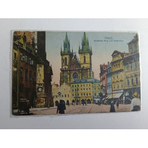 POSTCARD PRAGA CZECH REPUBLIC CHURCH PRE-WAR