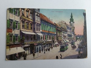 POSTKARTE GRAZ ÖSTERREICH STRASSENBAHN, VORKRIEGSZEIT 1916