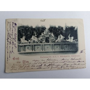 CARTE POSTALE VIENNE, ADRESSE LONGUE, AVANT-GUERRE 1898