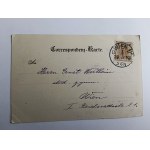 POSTKARTE WIEN, LANGE ADRESSE, VORKRIEGSZEIT 1898