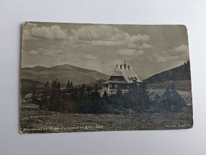 POSTCARD BESKID ŻYWIECKI, PILSKO, BABIA GÓRA, STAMP JELEŚNIA, PRE-WAR