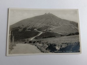 POSTKARTE KARKONOSZE ŚNIEŻKA VORKRIEGSMARKE 1934