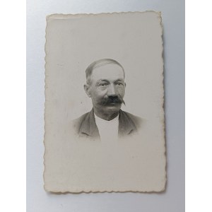 PHOTO OF A MAN WITH A MUSTACHE, PRE-WAR