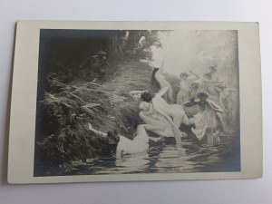 CARTE POSTALE REPRÉSENTANT DES FEMMES NUES, AVANT-GUERRE