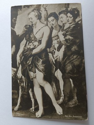 CARTE POSTALE REPRÉSENTANT DES FEMMES NUES, AVANT-GUERRE