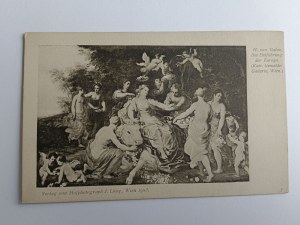 CARTOLINA RAFFIGURANTE DONNE NUDE, ANTEGUERRA