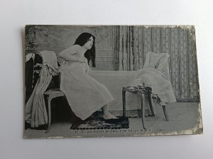 CARTE POSTALE REPRÉSENTANT UNE FEMME NUE, AVANT-GUERRE