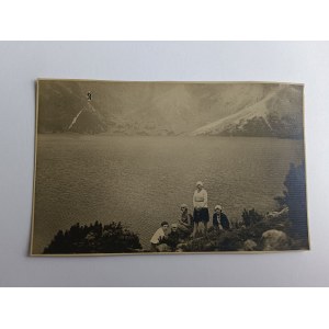 FOTO TATRA ZAKOPANE OCCHIO DI MARE, GRUPPO DI DONNE, ANTEGUERRA