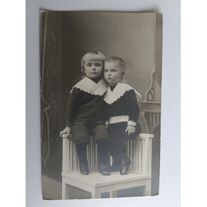 PHOTO PIOTRKÓW TRYBUNALSKI, ENFANTS, AVANT-GUERRE 1912