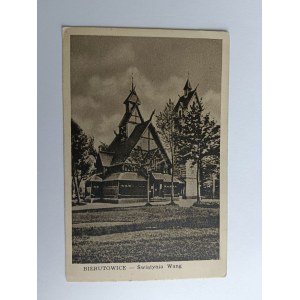 POSTKARTE BIERUTOWICE WANG-TEMPEL