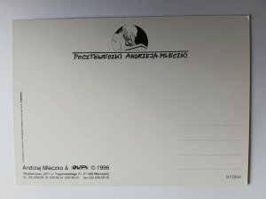 CARTE POSTALE HUMORISTIQUE, HUMOUR, BLAGUE, ANDRZEJ MLECZKO, 1996