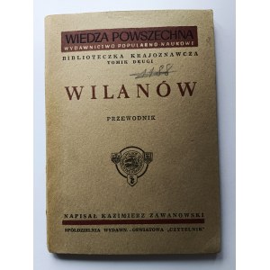 Zawanowski Kazimierz, Wilanów Sprievodca Wydawnictwo Czytelnik