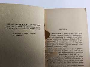 Zawanowski Kazimierz, Wilanów Führer Wydawnictwo Czytelnik