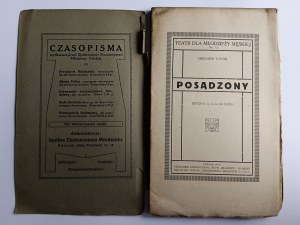 Topór Zbigniew, Posadzony sztuka w 5-ciu Aktach Poznań 1924