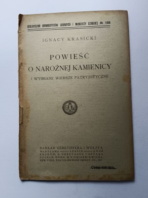 Krasicki Ignacy, A Novel about a Corner Tenement Warsaw 1918