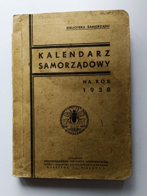 Kalendarz samorządowy Warszawa 1938