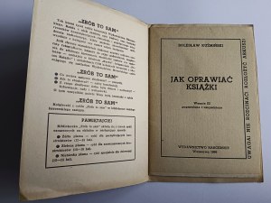 Kuzminski Boguslaw, Jak oprawiać ksiązki 1966 ZRÓB TO SAM