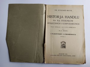 Ryszard Mayr, Historia Handlu I. Starożytnosc II. Średniowiecze Kraków 1930