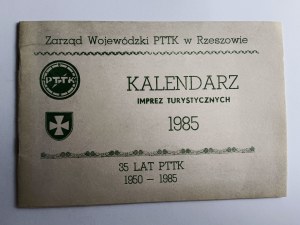 PTTK, Calendrier des événements touristiques à Rzeszów 1985