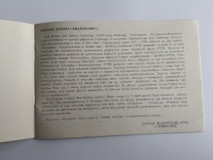 PTTK, Touristischer Veranstaltungskalender Rzeszów 1985