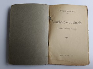 Wodziński Leopold, Władysław Studnicki Fragment polského iredentismu Varšava 1917