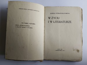 Petrażycka-Tomicka Jadwiga, In Life and in Literature Lvov 1916