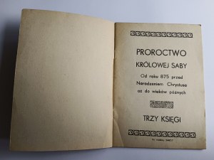Prorocto Królowej Saby Częstochowa 1989