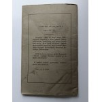 Polnische Bibliothek im Exil, Denkmäler der heimatlichen Literatur Heft I LONDON 1941