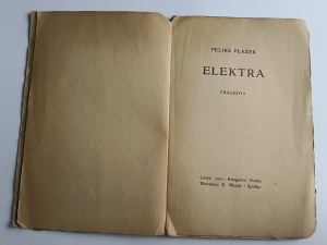 Plaszek Felisk, ELEKTRA Tragedia Lvov 1905