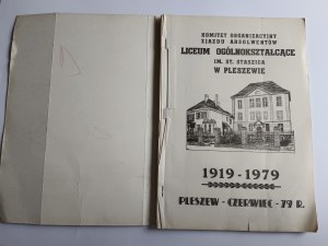 60 lat Gimnazjum i Liceum im. St. Staszica w Pleszewie, Pleszew 1979